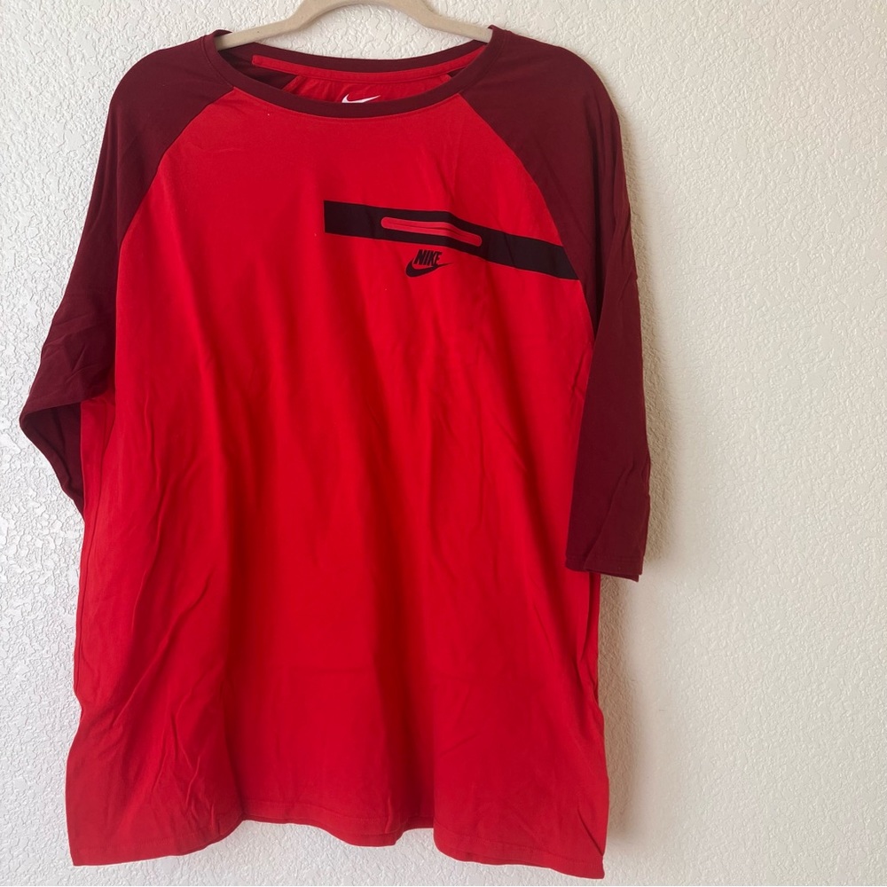 Nike Men's Red Athletic Cut Shirt XXL used good condition
